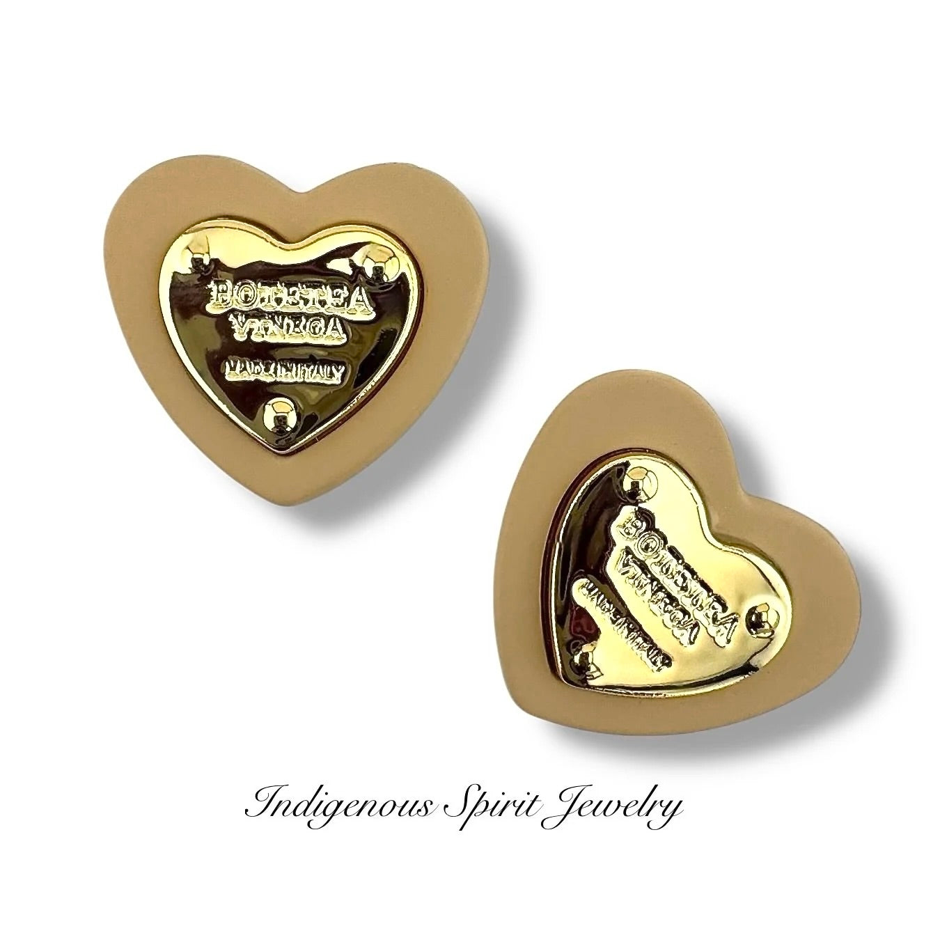 "Botetea Vintega" Faux Designer Heart Shaped Cabochons