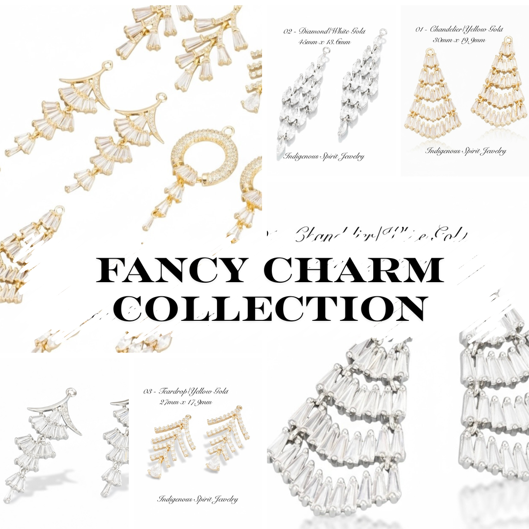 18k Gold Plated Fancy Charm Collection