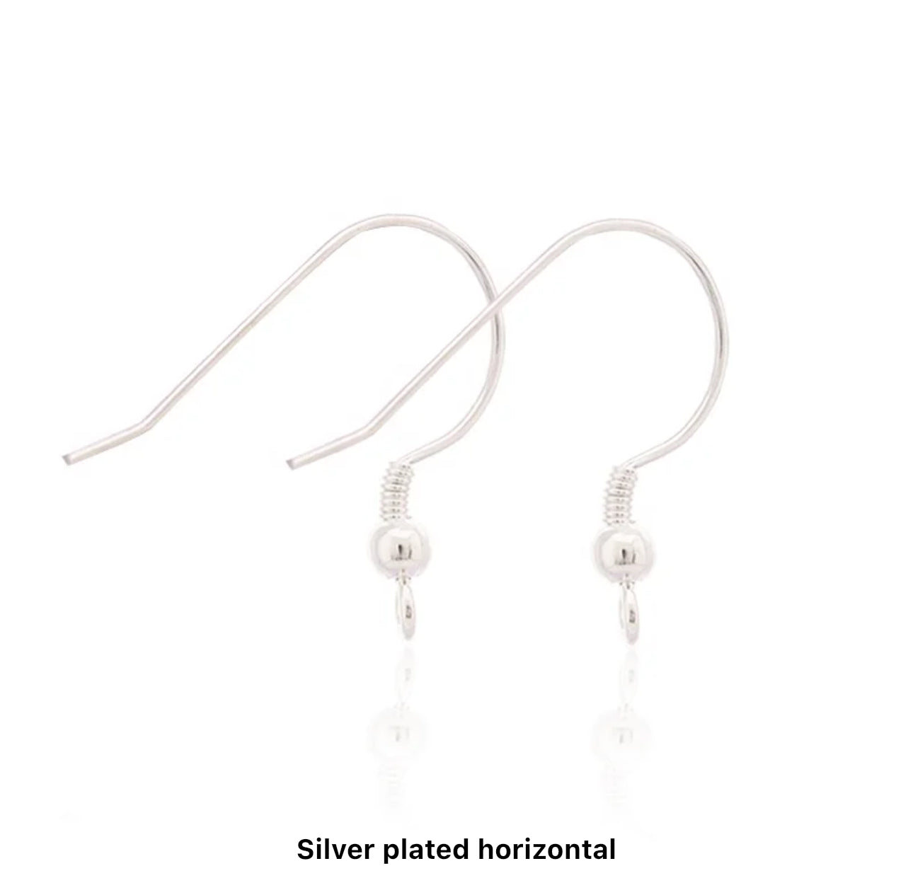 Surgical Stainless Steel Fish Hook Findings - vertical and horizontal hoops