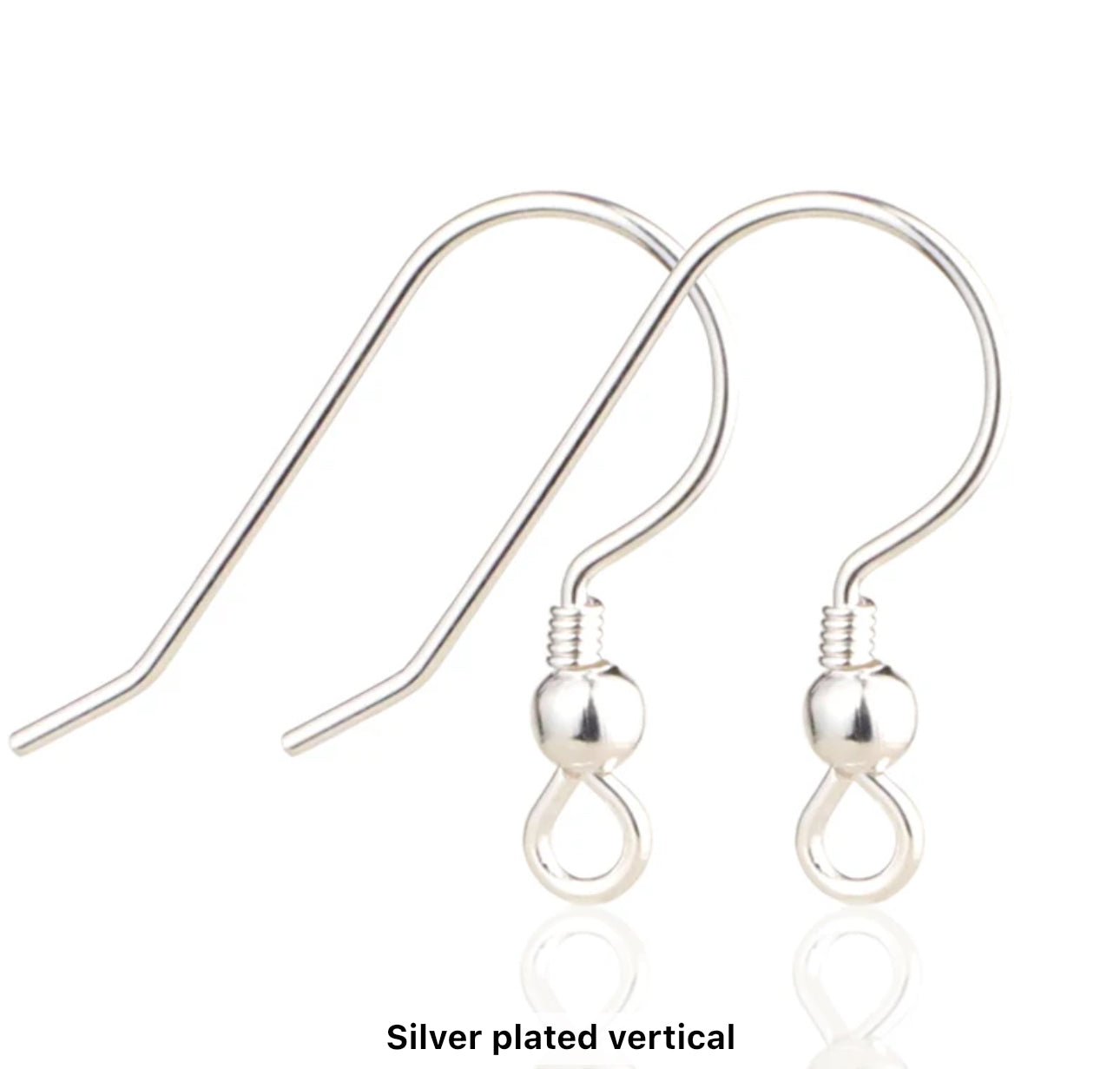 Surgical Stainless Steel Fish Hook Findings - vertical and horizontal hoops