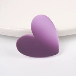 Two Tone XL Matte Heart Cabochons