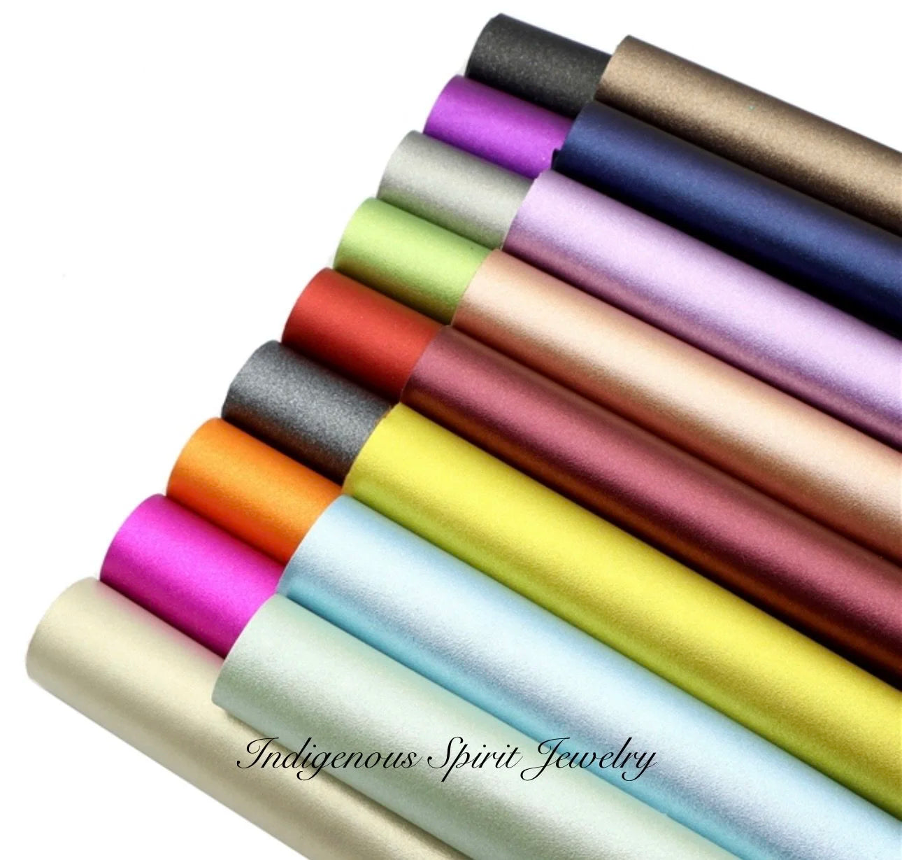 COLLECTION - Pearlescent Sheepskin Faux Leather