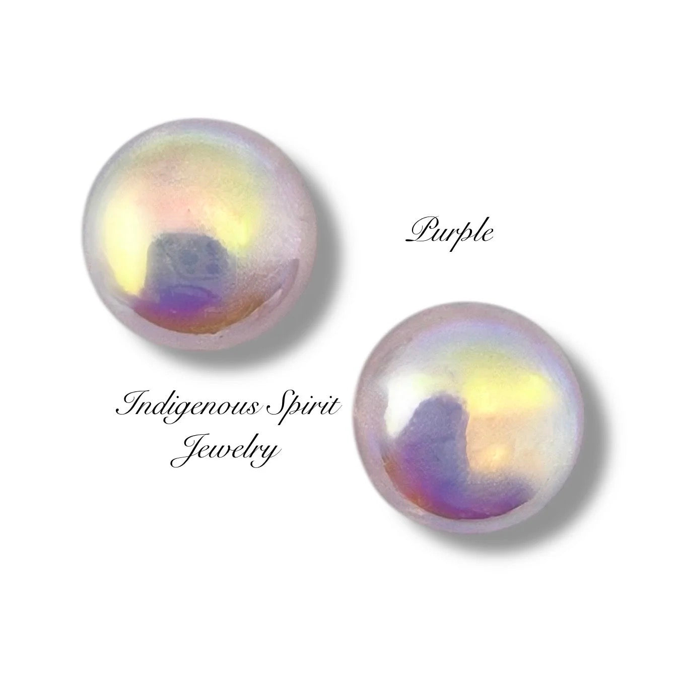 Fine Glitter Candy AB Colour Circle Shaped Cabochons