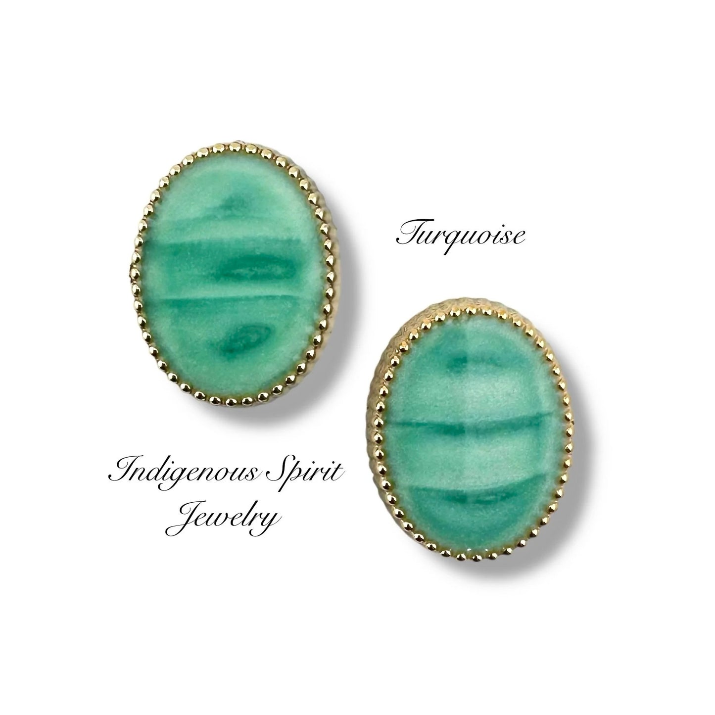 13mm x 16mm Antique Finish Oval Shaped Cabochons