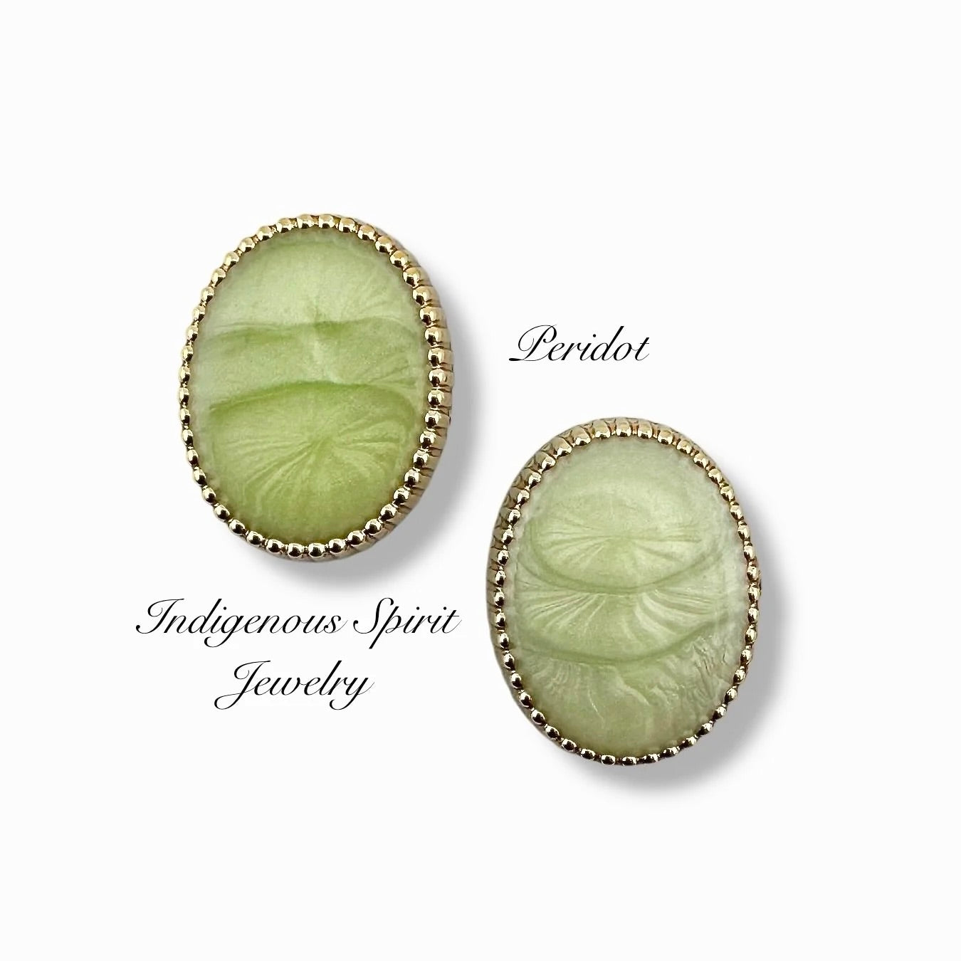 13mm x 16mm Antique Finish Oval Shaped Cabochons