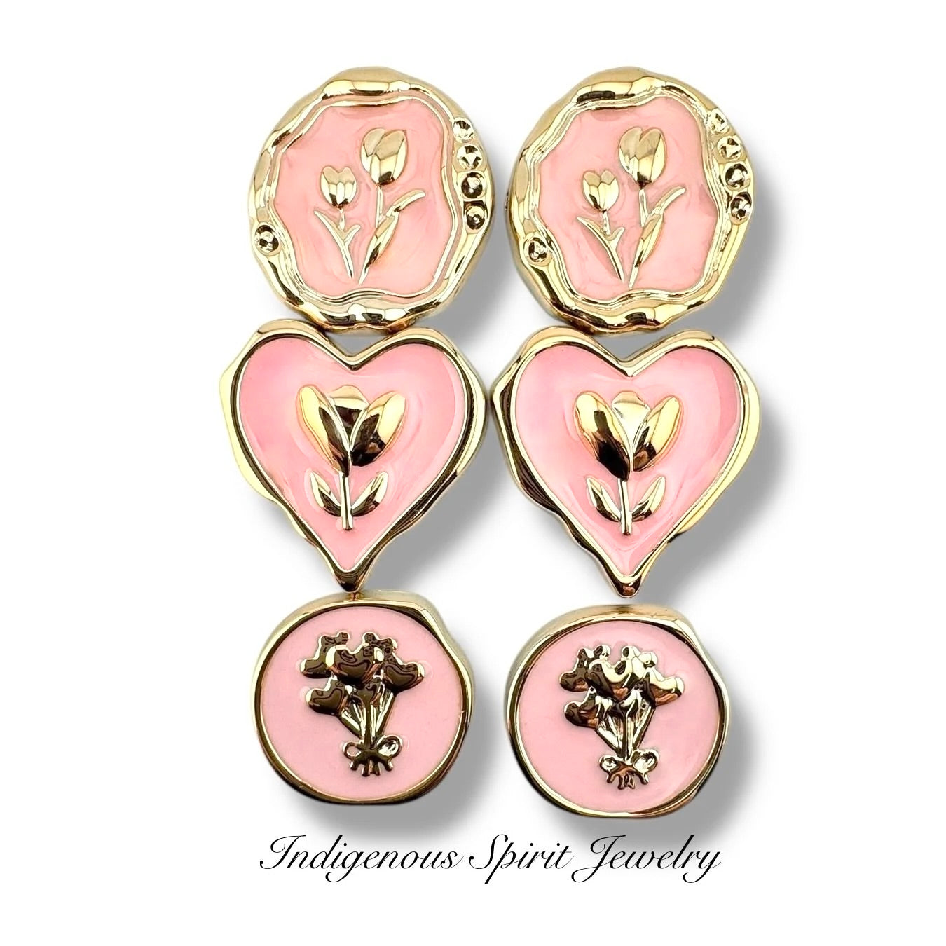 Balloons, Roses & Tulips Raised Design Cabochon Collection