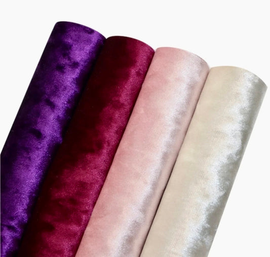 COLLECTION - Real Crushed Velvet Backing