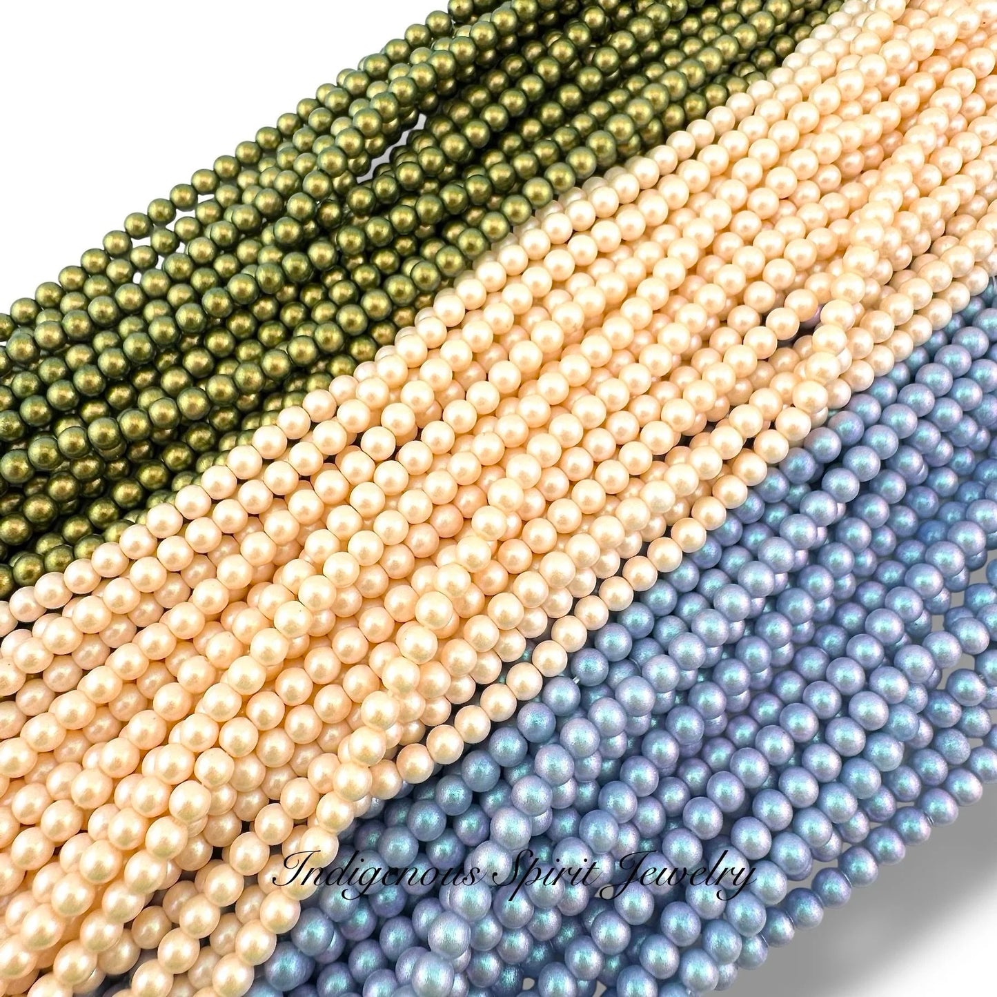 Iridescent Glass Pearl Bead - COLLECTION