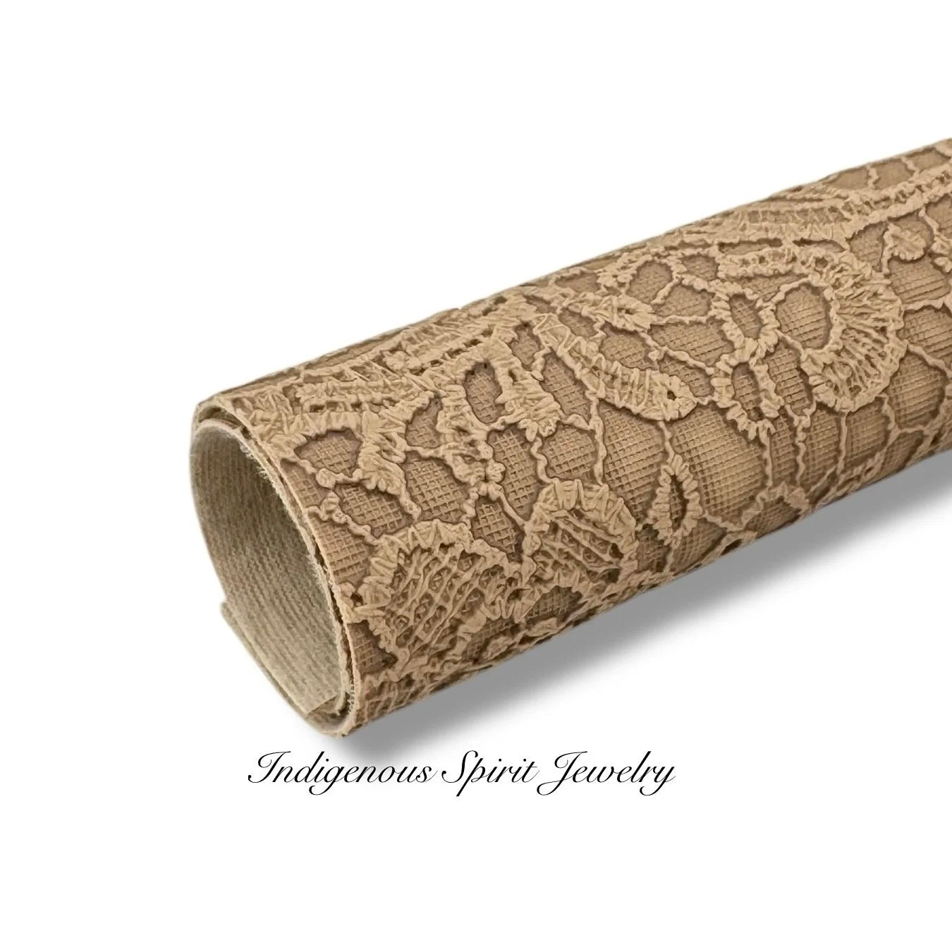 COLLECTION - Embossed Lace Faux Leather Backing (21 colours)