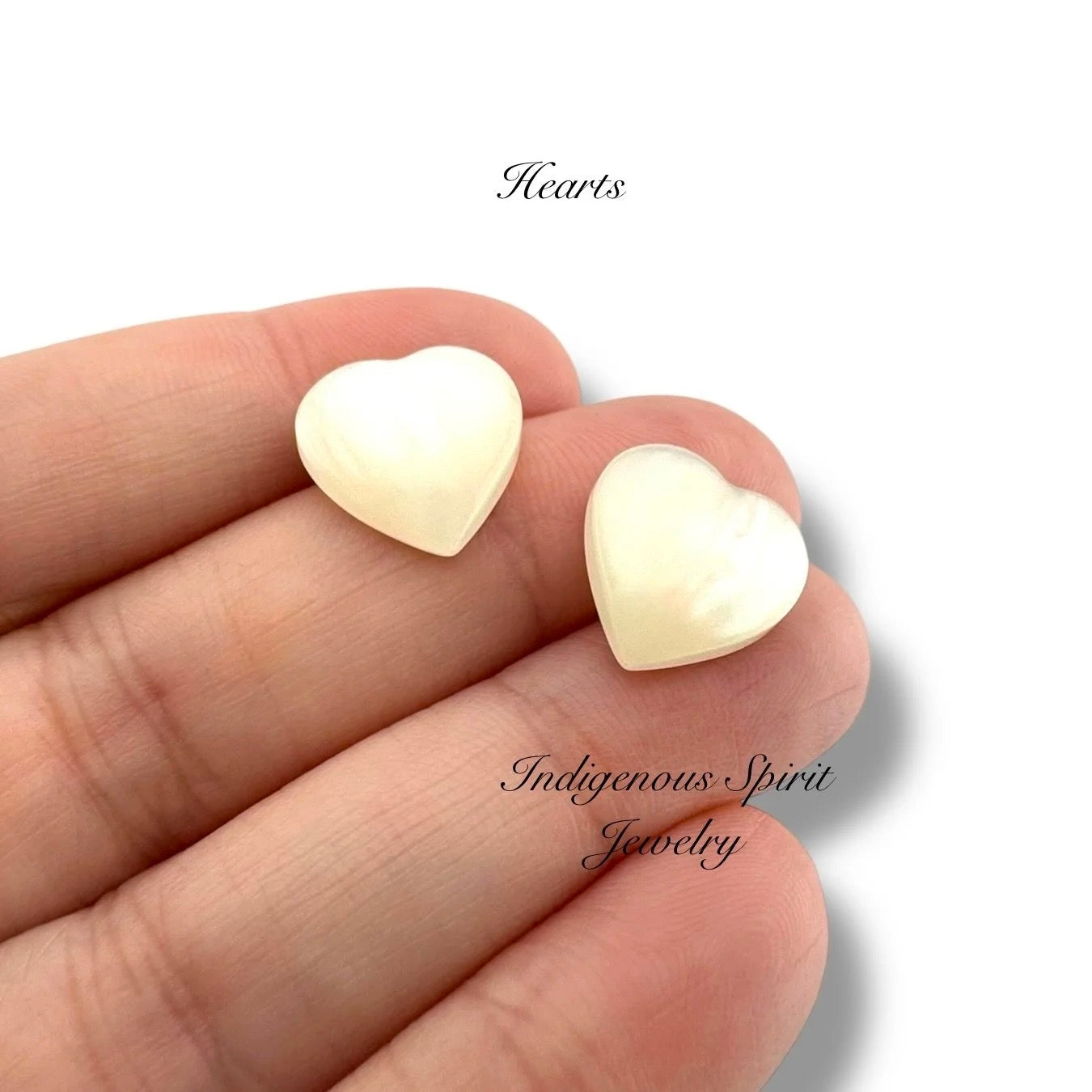 Pearlescent Imitation Shell, Resin Cabochons