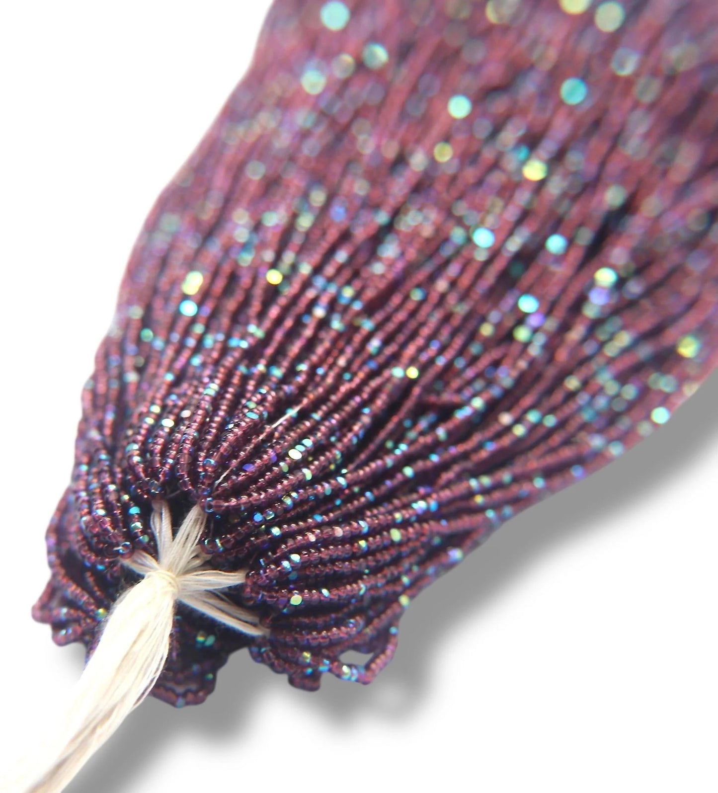 Patina Transparent Amethyst AB 2-Cut Charlotte Cut Beads