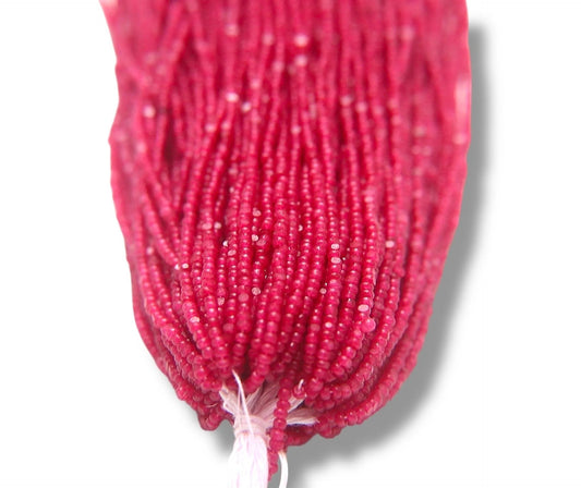 Ruby Opal - 2-Cut Charlotte Cut Beads