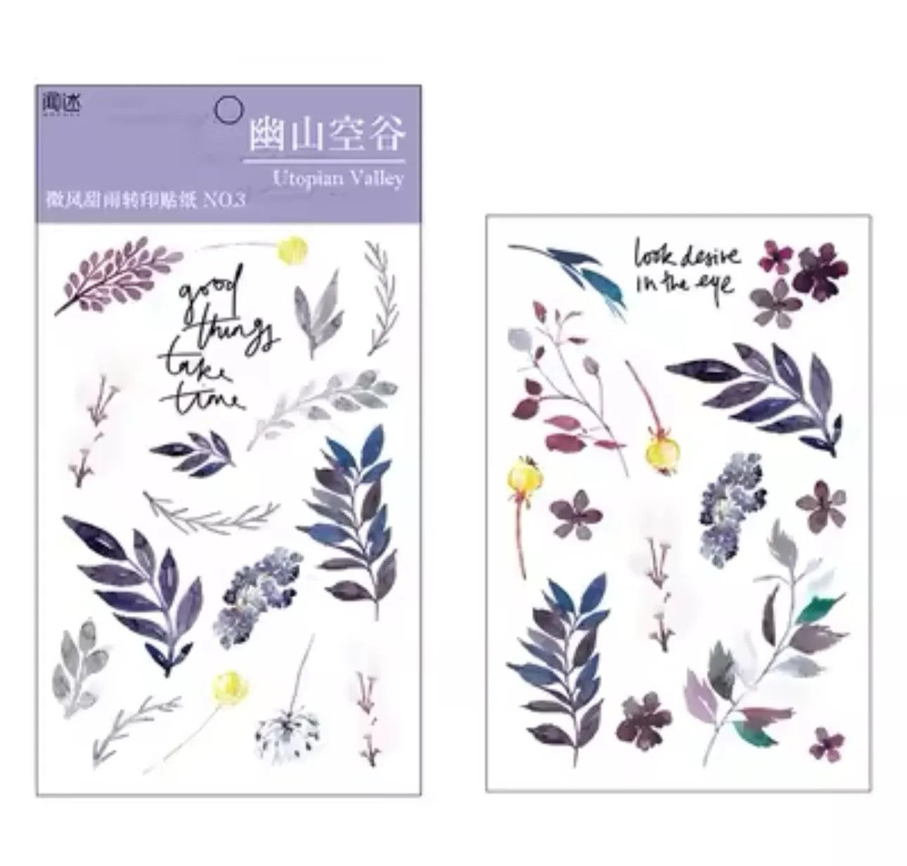 Rub On Transfer Sheet - Series 1