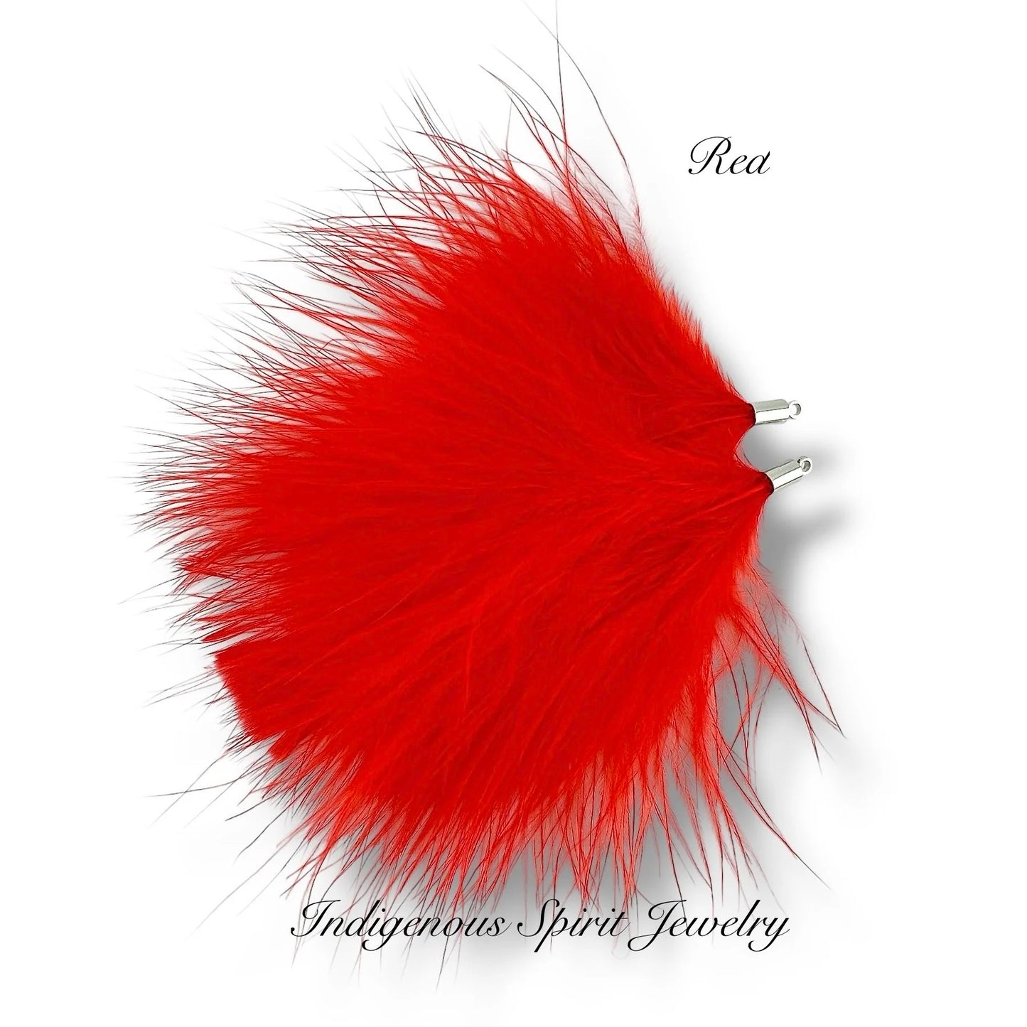 Silver Base Ostrich Feather Connectors