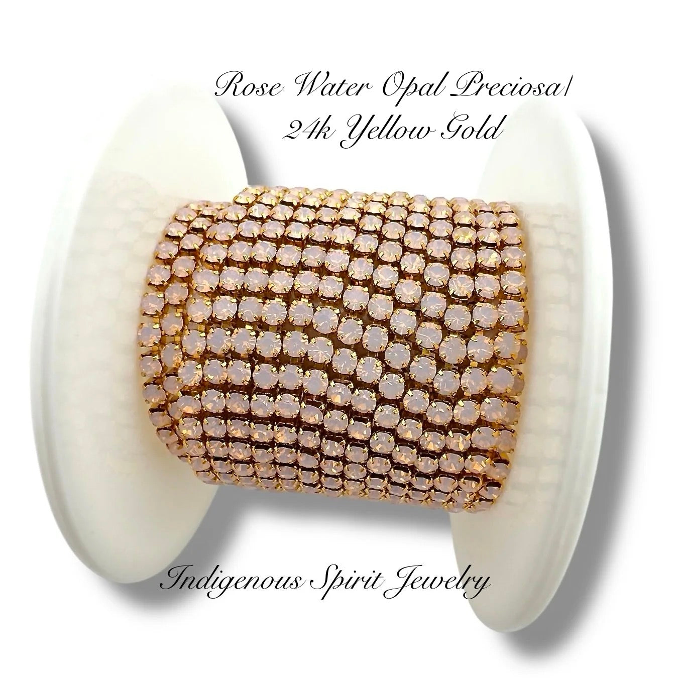 SS8 Preciosa & Cubic Zirconia Banding - Gold & Silver Plated