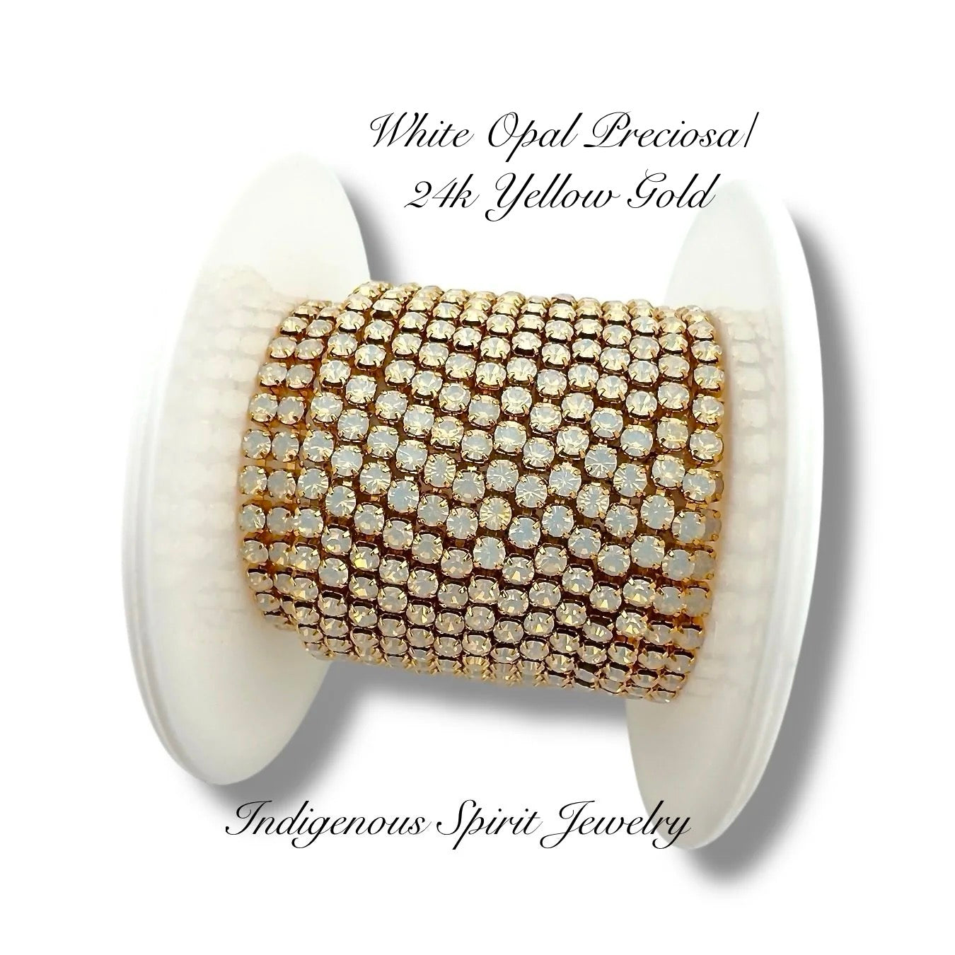 SS8 Preciosa & Cubic Zirconia Banding - Gold & Silver Plated