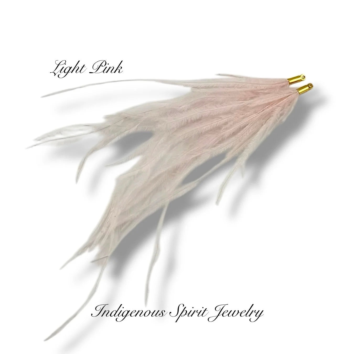 Long Feather - Narrow Gold Base Connectors