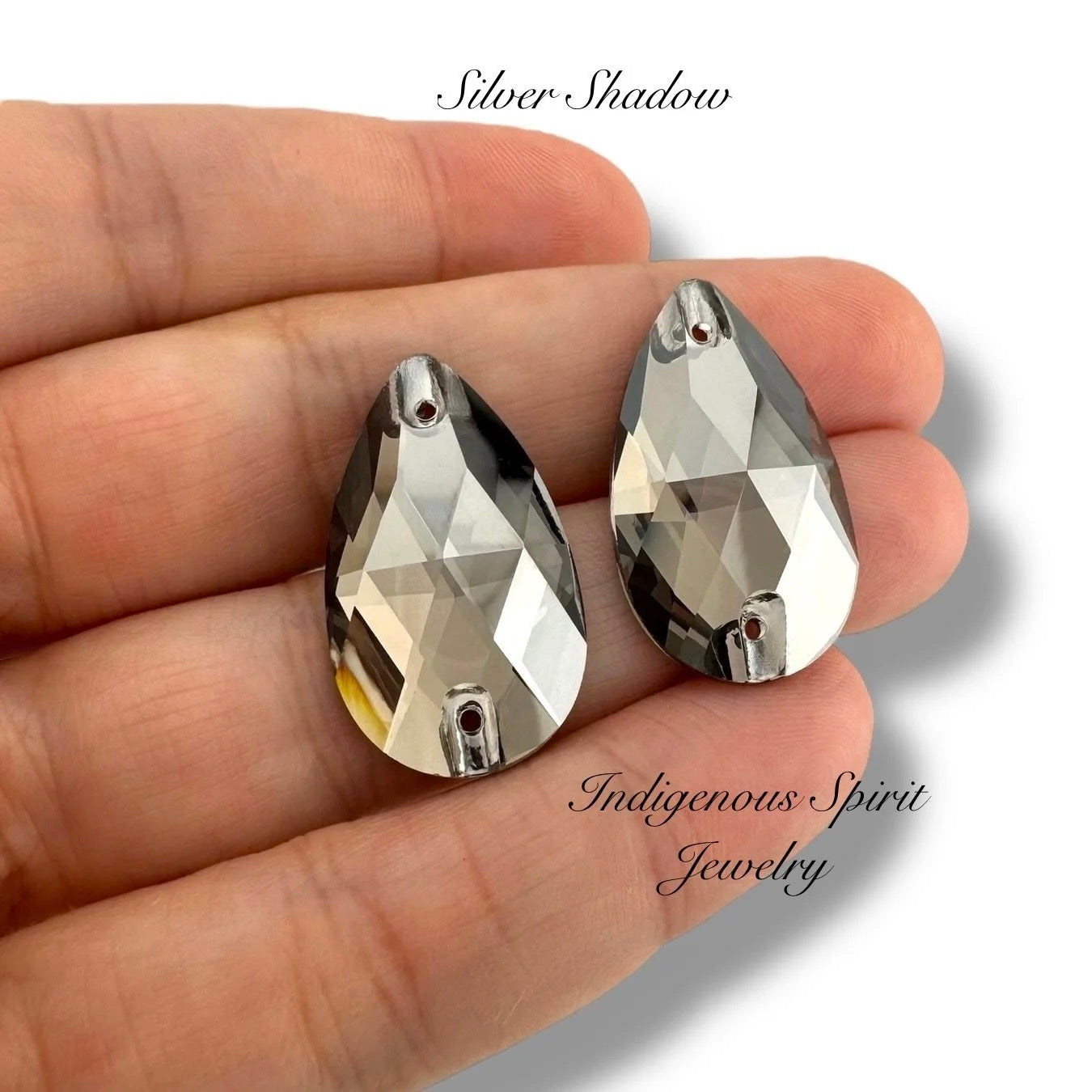 COLLECTION - 17mm x 28mm Teardrop K9 Crystal Sew-on Cabochons