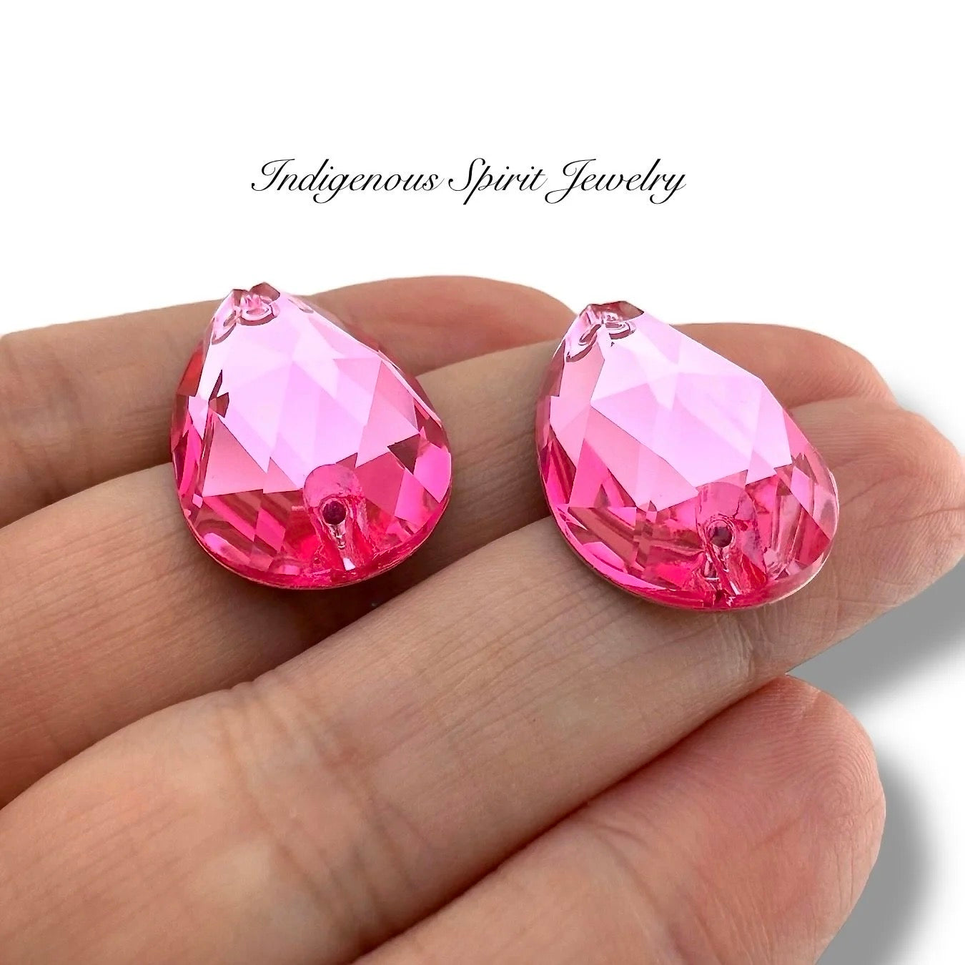 COLLECTION - 17mm x 28mm Teardrop K9 Crystal Sew-on Cabochons