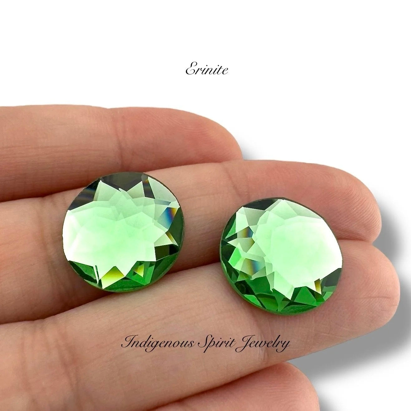 COLLECTION - 16mm Circle Flower Cut K9 Crystal Cabochons