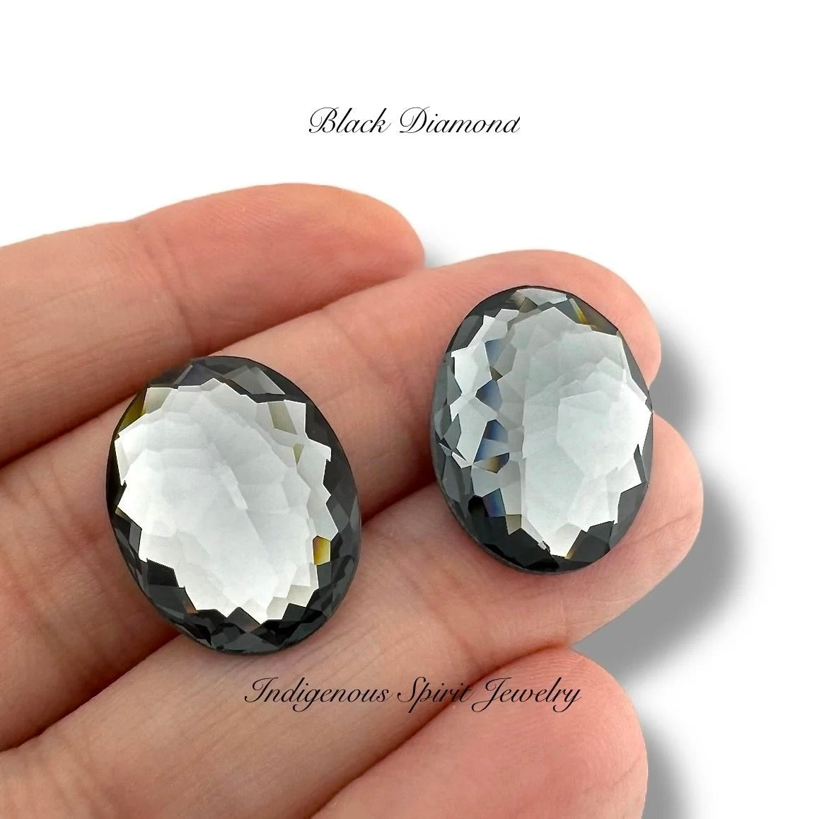 COLLECTION - Oval Flower Cut K9 Crystal Cabochons