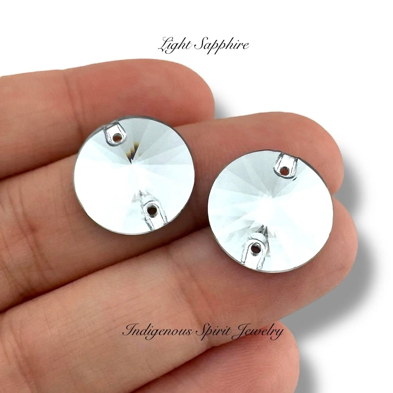 COLLECTION - 16mm Rivoli K9 Crystal Sew-on Cabochons