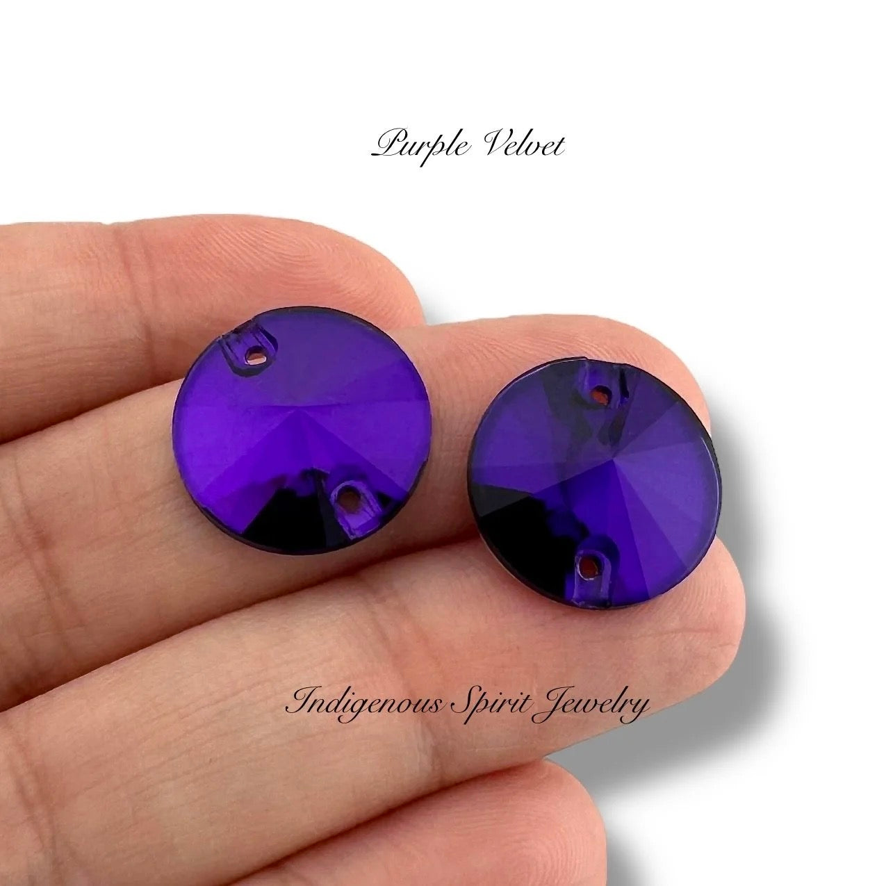 COLLECTION - 16mm Rivoli K9 Crystal Sew-on Cabochons