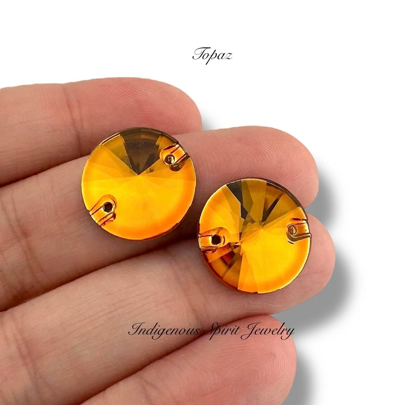 COLLECTION - 16mm Rivoli K9 Crystal Sew-on Cabochons