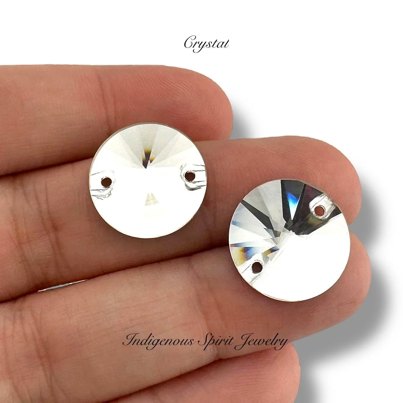 COLLECTION - 16mm Rivoli K9 Crystal Sew-on Cabochons