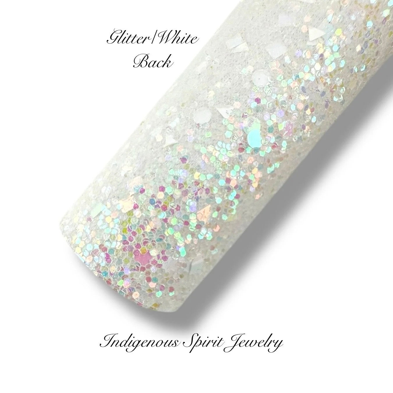 COLLECTION - Pink, White & White Glitter Faux Leather
