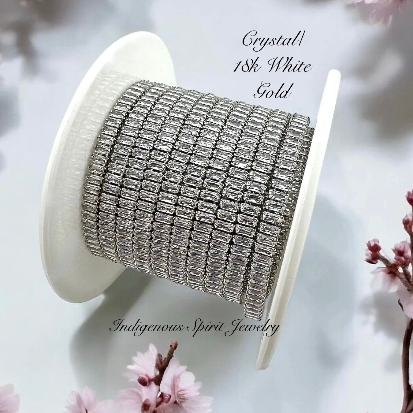 Baguette Cubic Zirconia Banding - 18k Gold Plated