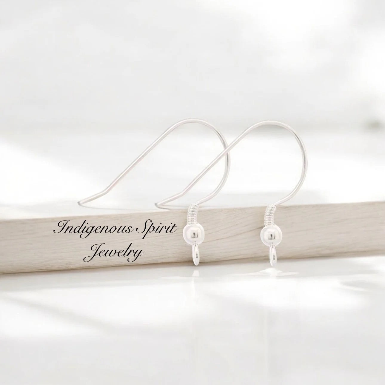 Surgical Stainless Steel Fish Hook Findings - vertical and horizontal hoops