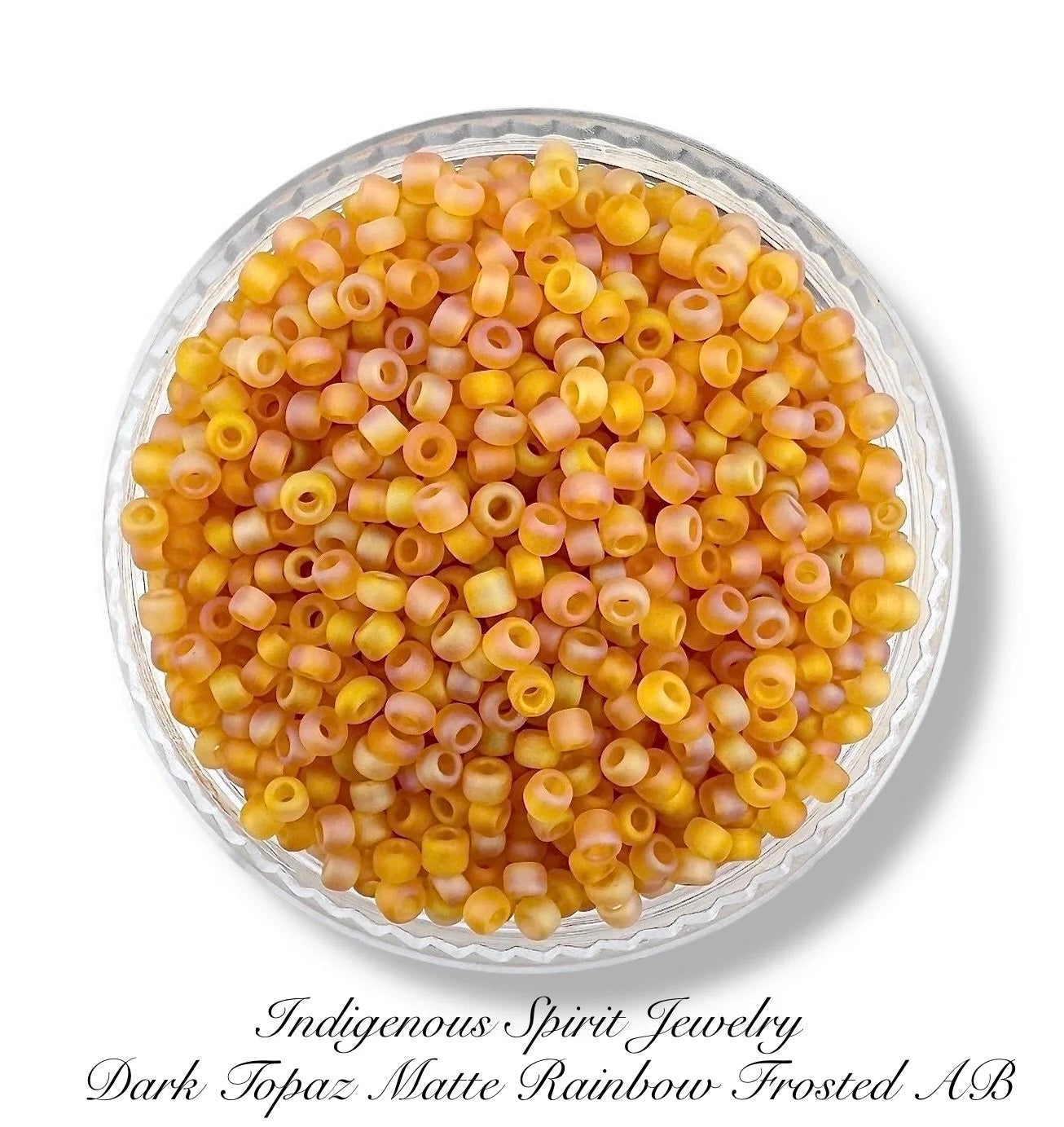 Matte Rainbow Frosted - Fancy Glass Beads