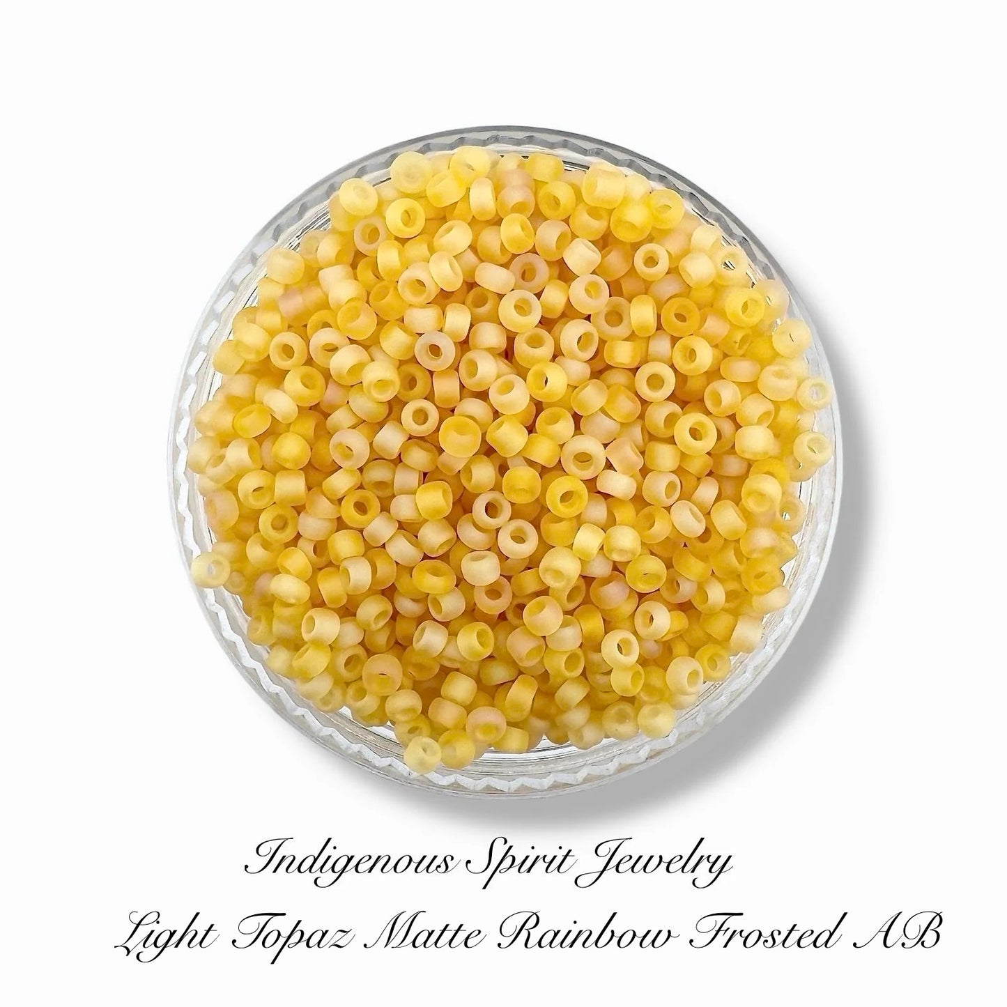 Matte Rainbow Frosted - Fancy Glass Beads