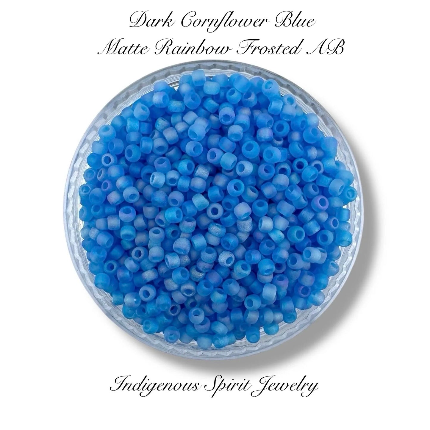 Matte Rainbow Frosted - Fancy Glass Beads