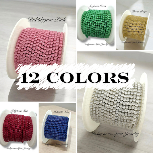 COLLECTION - SS6 Chain Banding with Mocha Stones