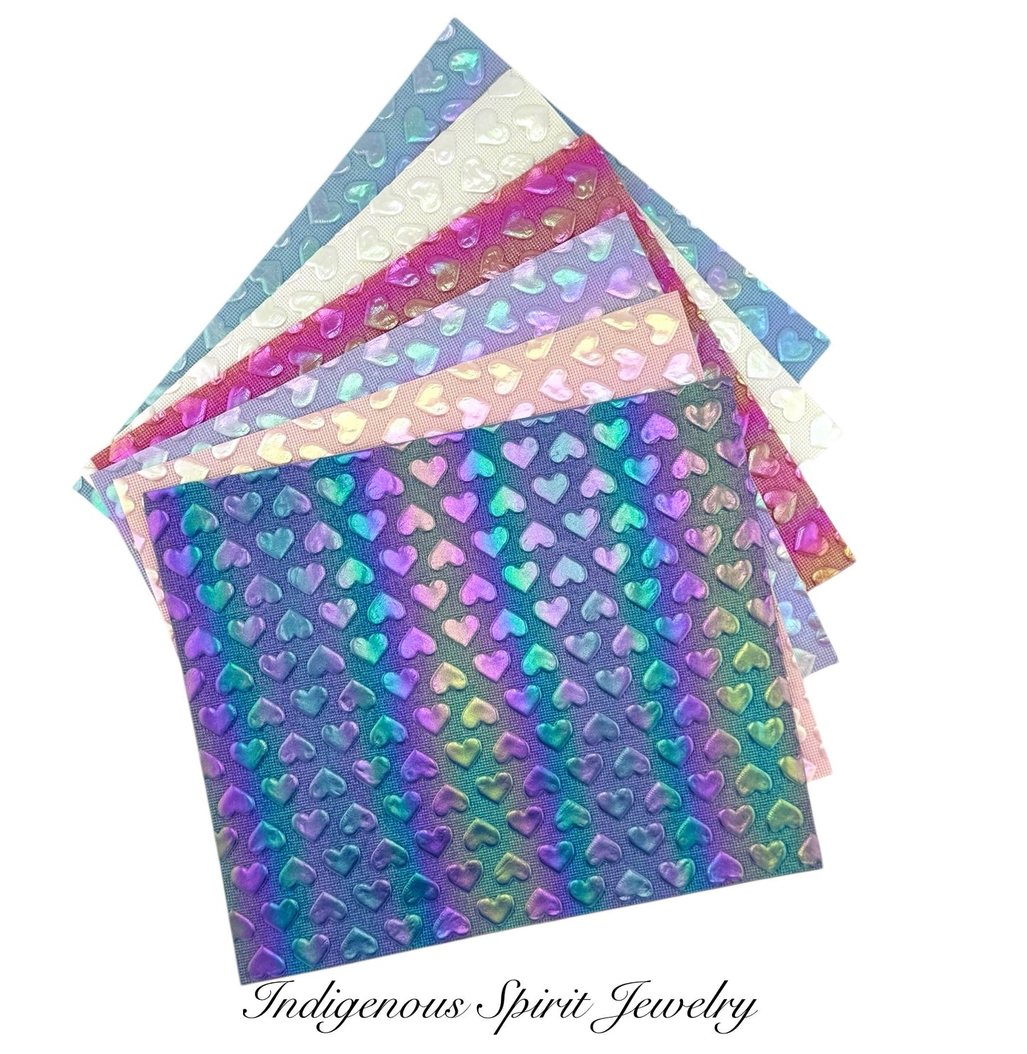 Holographic Heart Backing