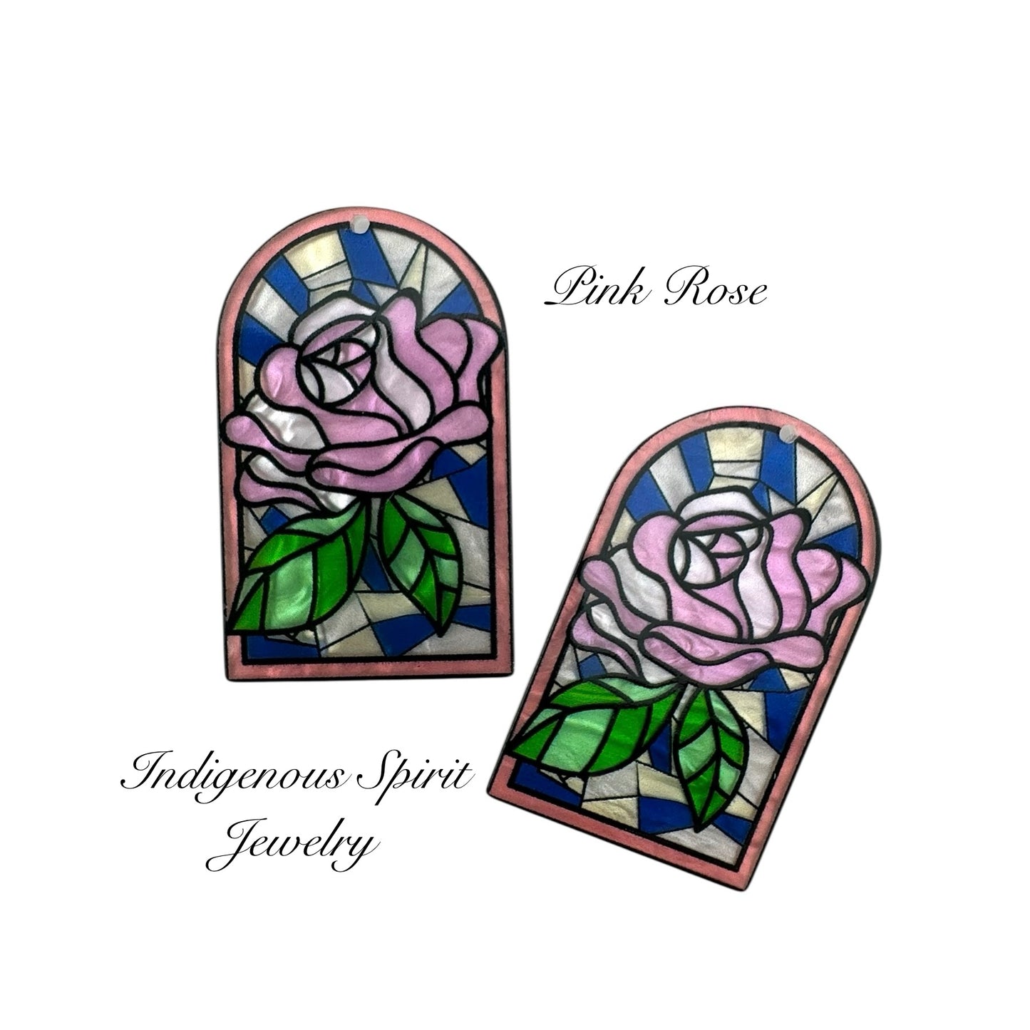 Stained Glass Look Acrylic Cabochons