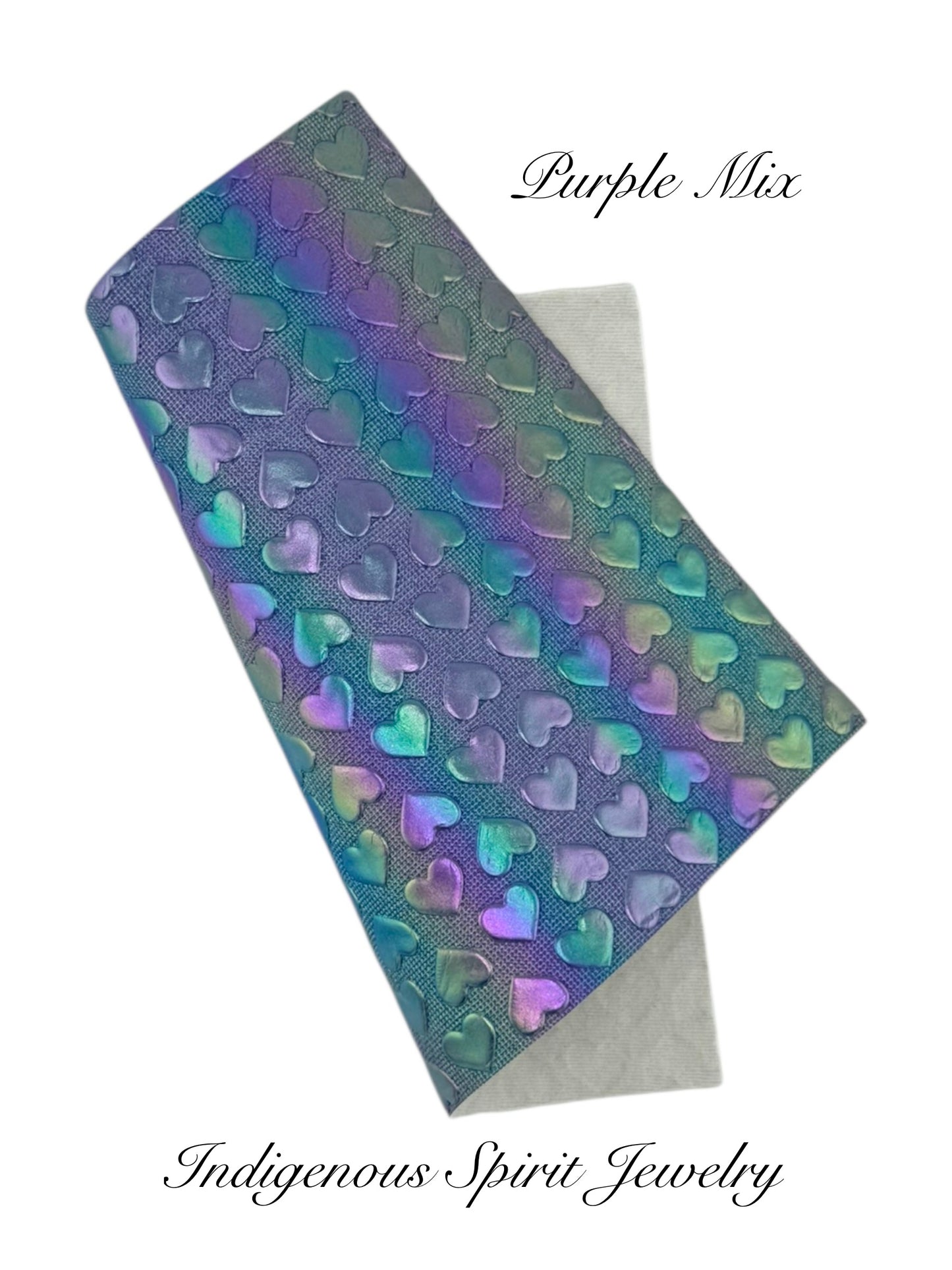 Holographic Heart Backing