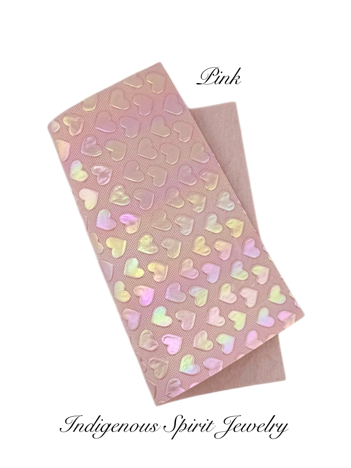 Holographic Heart Backing