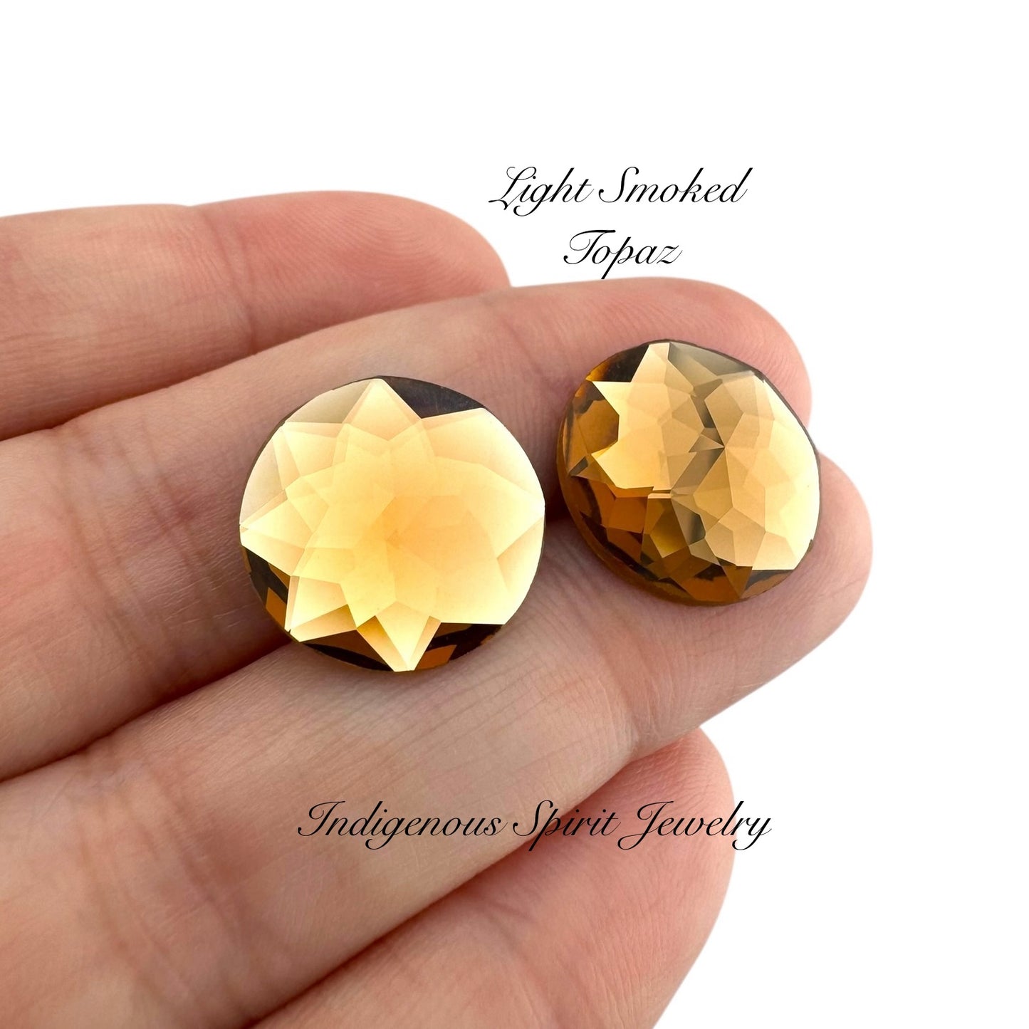 COLLECTION - 16mm Circle Flower Cut K9 Crystal Cabochons