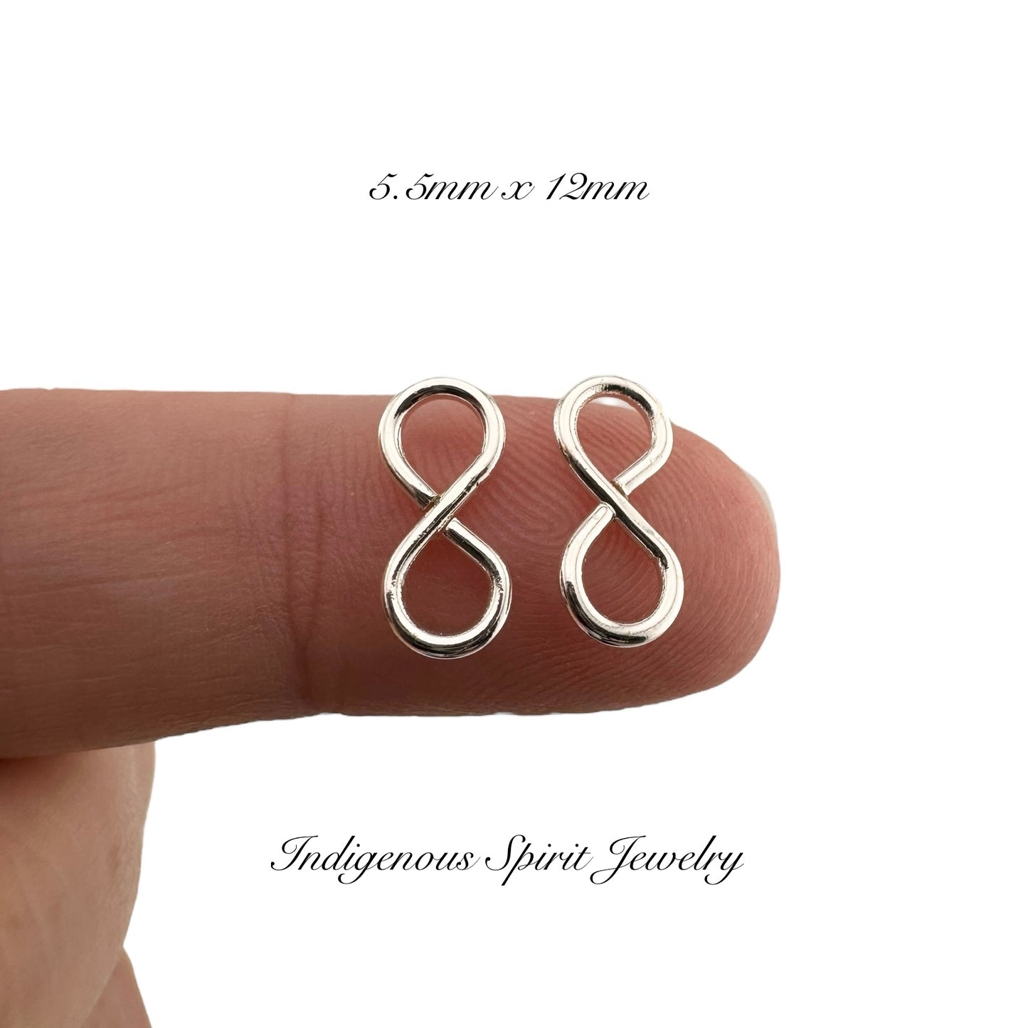 Silver Colour Plated Figure 8 Connectors