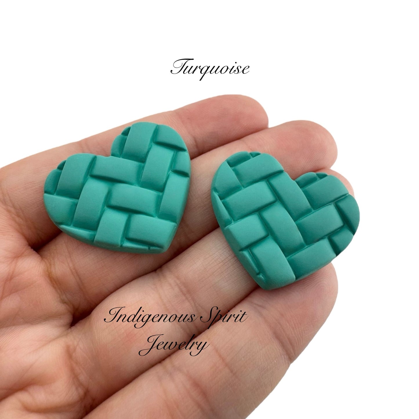 Patchwork Heart Cabochons