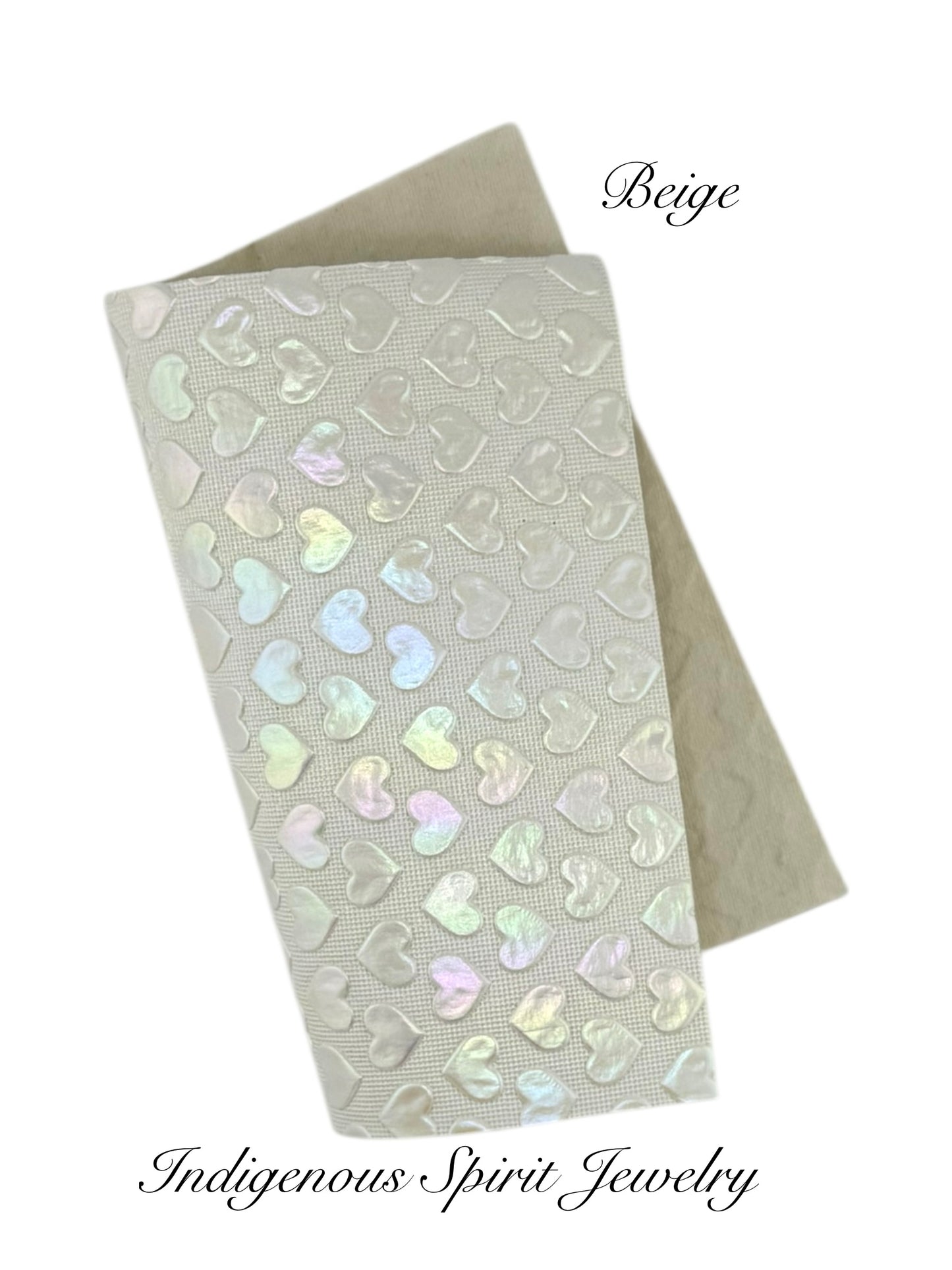 Holographic Heart Backing