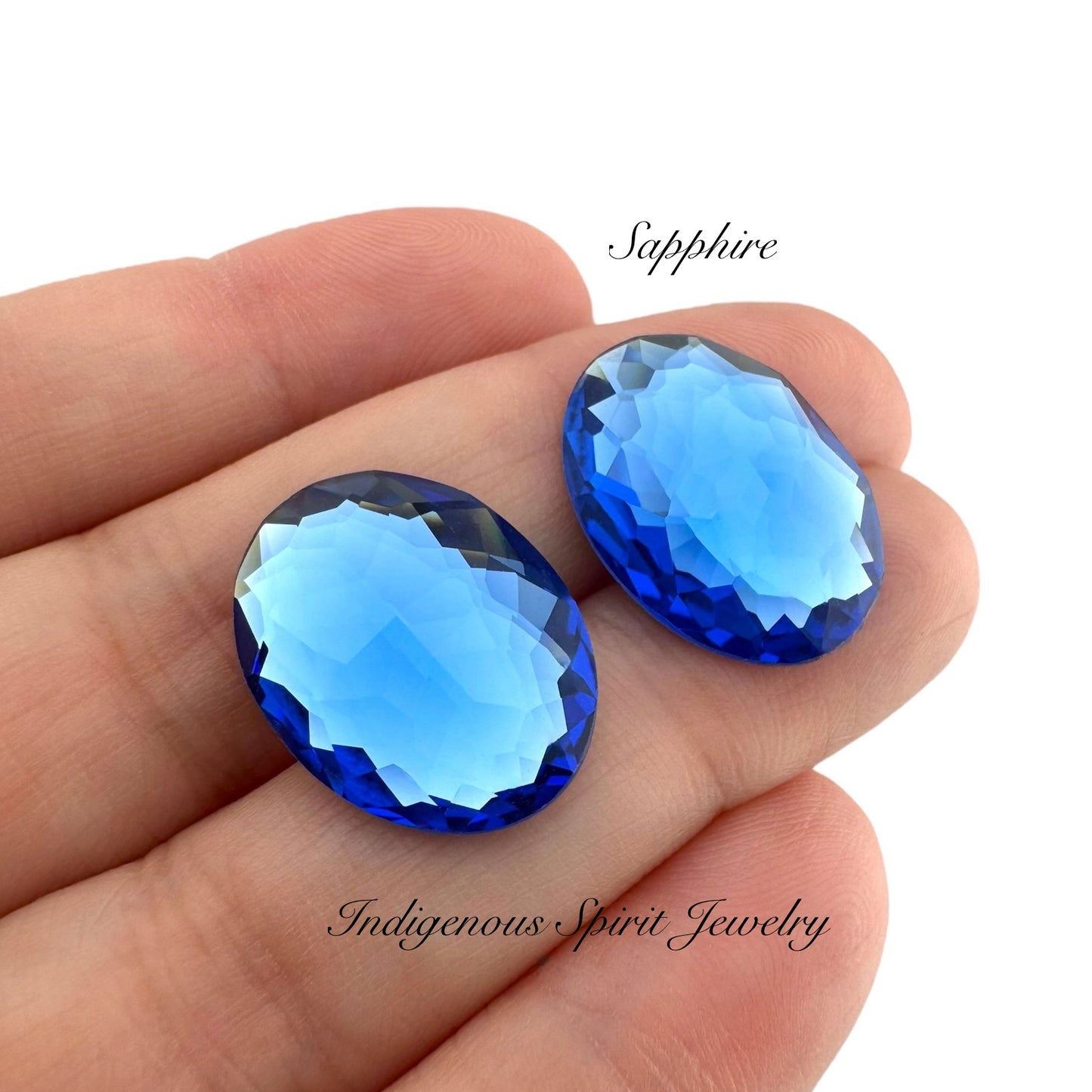 COLLECTION - Oval Flower Cut K9 Crystal Cabochons