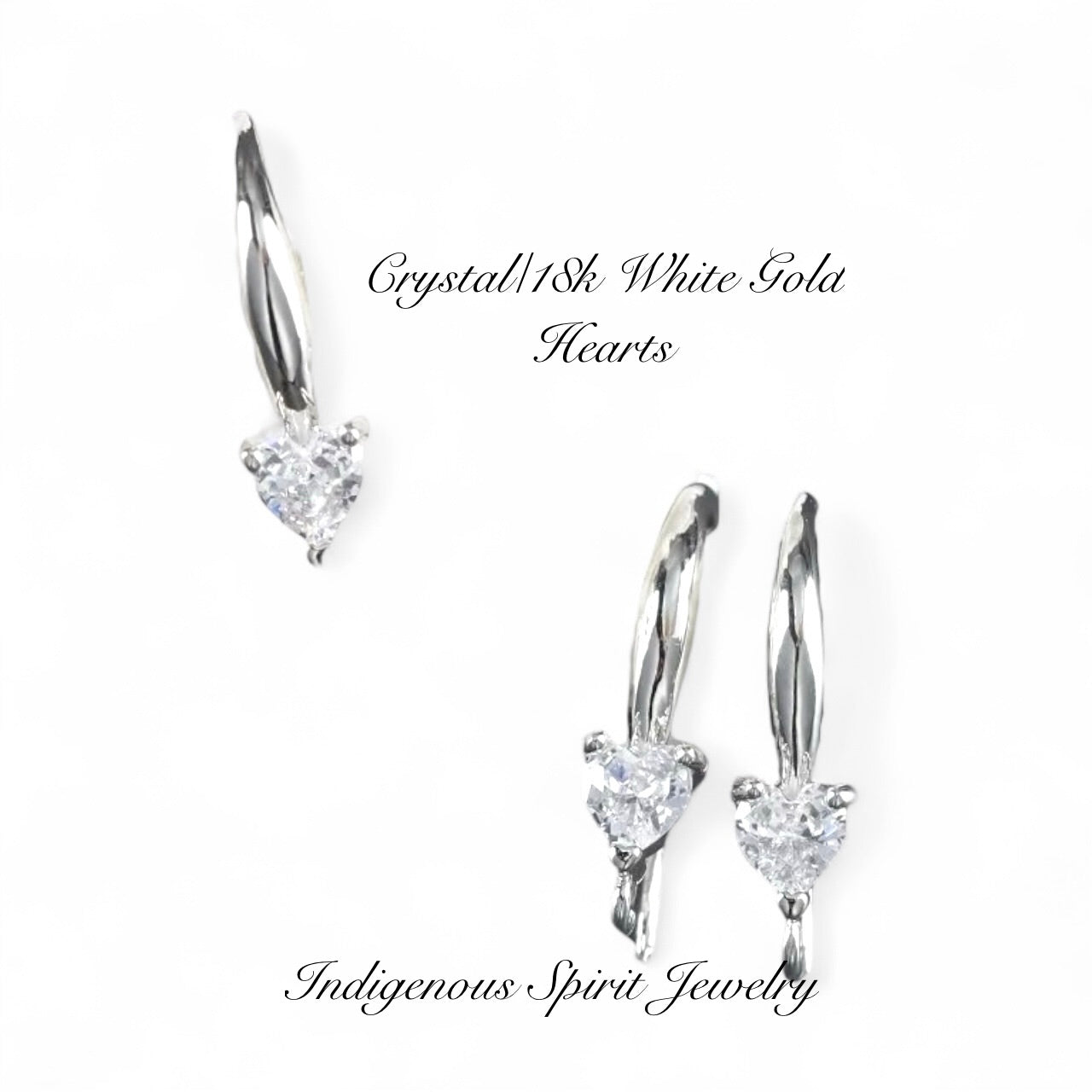 18k Gold Plated Hooks with Zircon Stones