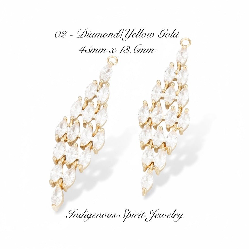 18k Gold Plated Fancy Charm Collection
