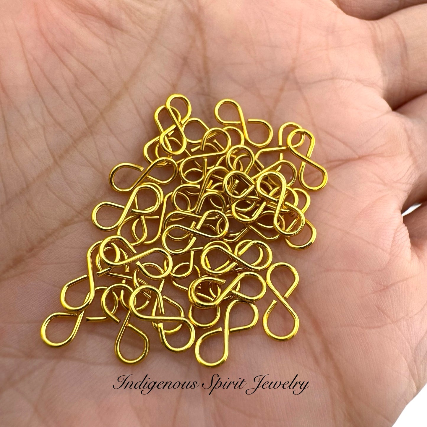 14k Gold Plated Figure 8 Connectors