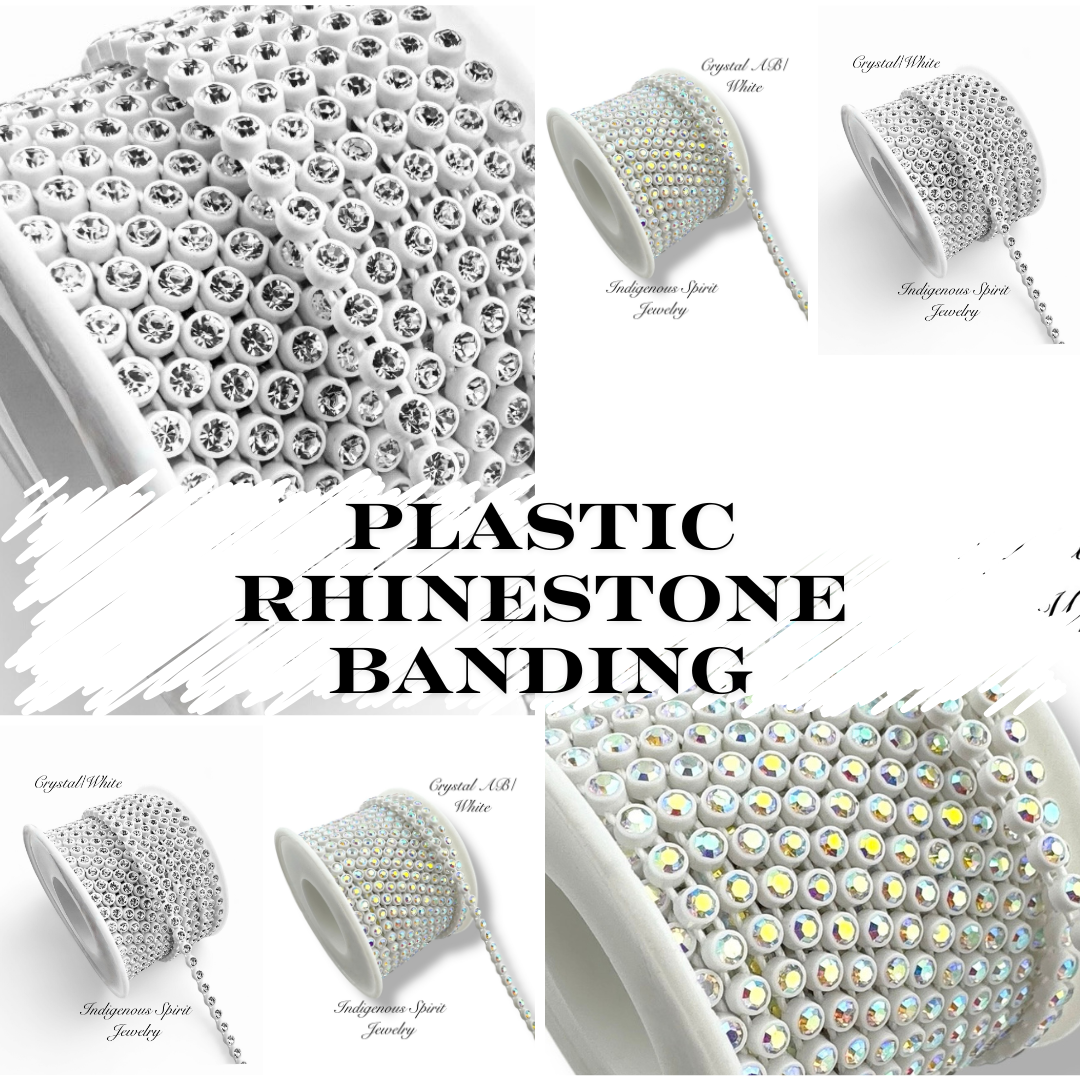 2mm (SS6) Plastic Rhinestone Banding